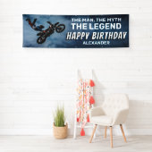 Motocross Birthday | Mann, Myth, Legende Banner (Insitu)