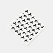 Motocross Birthday Party Serviette (Ecke)