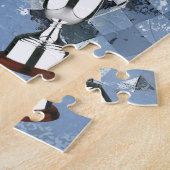 Motocross-Blau-Träume Puzzle (Seite)