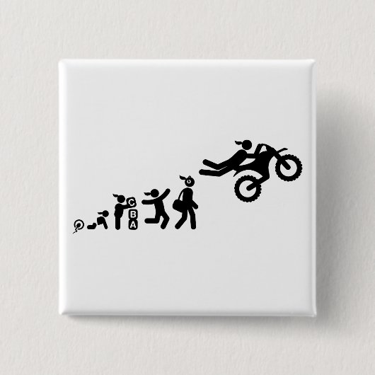Motocross Button (Vorderseite)