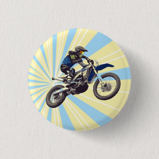 Motocross Button (Vorderseite)