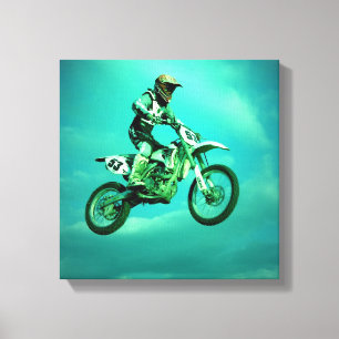 Motocross Canvas Print Leinwanddruck
