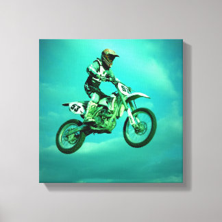 Motocross Canvas Print Leinwanddruck