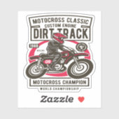 Motocross Classic Aufkleber (Blatt)
