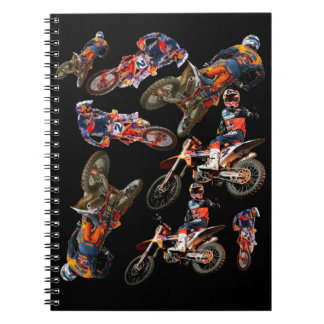 Motocross Cooper Webb Supercross Print Notizblock