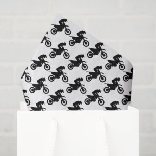 Motocross-Dekorationspapier, Dirt Bike Motorrad Seidenpapier