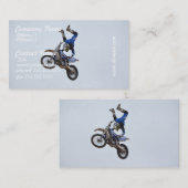 Motocross, der hoch fliegt visitenkarte (Vorne/Hinten)
