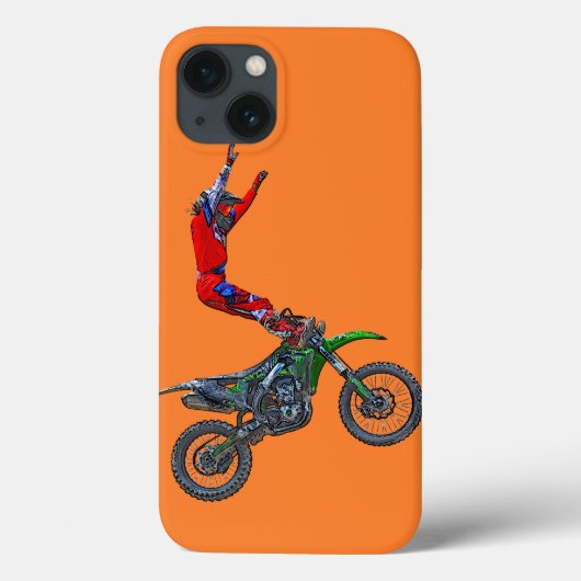 Motocross Dirt-Bike Aeronenstraße Display Case-Mate iPhone Hülle (Rückseite)