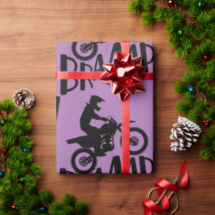 Motocross Dirt Bike Bikers Braap! Geschenkpapier