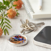 Motocross Dirt-Bike Champion Racer 4 Schlüsselanhänger (Seite)