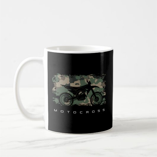 Motocross Dirt Bike - Dirt Bike Motocross Kaffeetasse (Links)