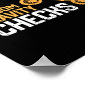 Motocross Dirt Bike I Don't Crash I Do Random Poster (Ecke)