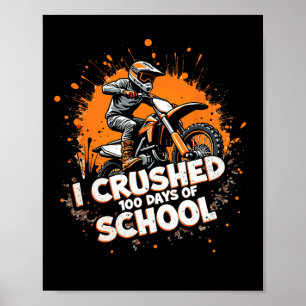 Motocross Dirt Bike Kinder Jugend ich zerdrückt 10 Poster