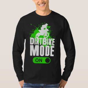 Motocross Dirt Bike-Modus auf Jugendstraining T-Shirt