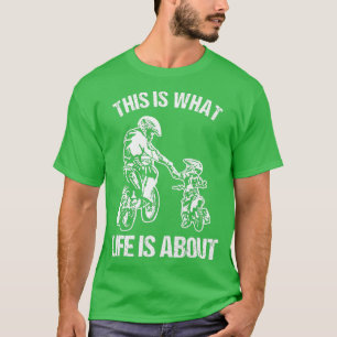 Motocross Dirt Bike Vater Motorrad Motorrad Biker T-Shirt