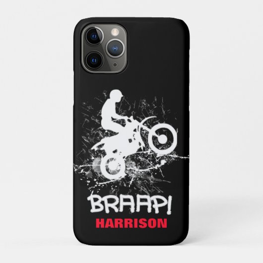 Motocross Dirt Bikers Mud Spritzer Braap Case-Mate iPhone Hülle (Rückseite)