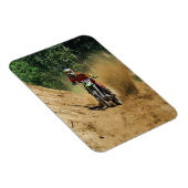 Motocross Dirt-Racer Sportart Magnet (Rechte Seite)