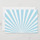 Motocross Dirtbike Einladung, blau Einladung (Rückseite)