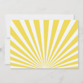 Motocross Dirtbike Einladung, Gelb und Rot Einladung (Rückseite)