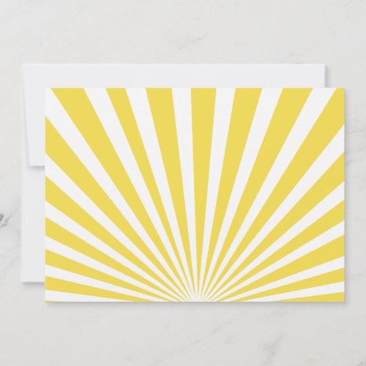 Motocross Dirtbike Einladung, Gelb und Rot Einladung (Rückseite)