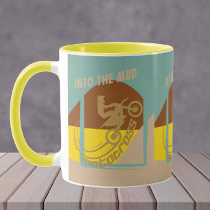 Motocross Dirtbike Moto-x Geschenk in den Schlamm Tasse
