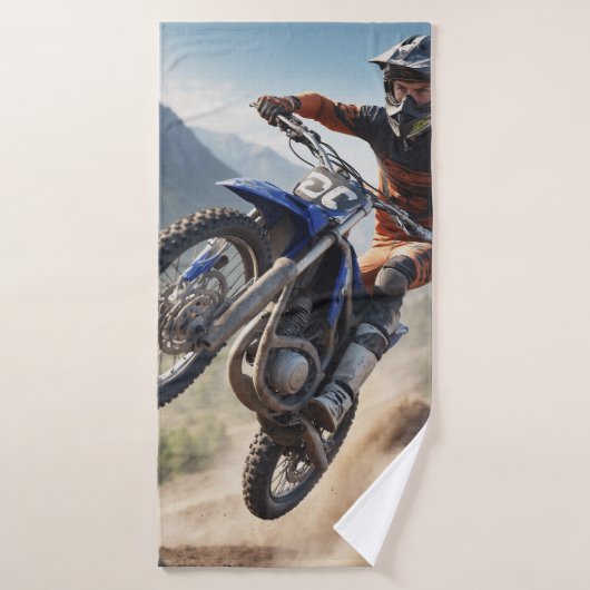 Motocross Energie!! Badhandtuch Set (Badehandtuch)