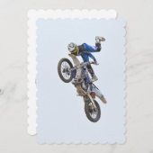 Motocross-Extrem-Tricks Einladung (Vorne/Hinten)