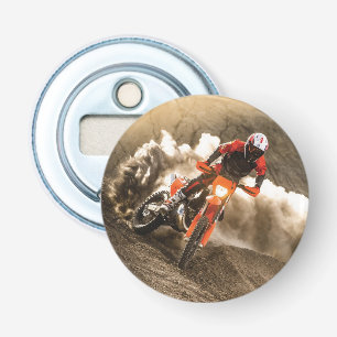 Motocross-Fahrer Flaschenöffner