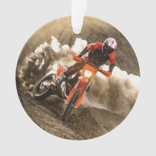 Motocross Fahrer Ornament