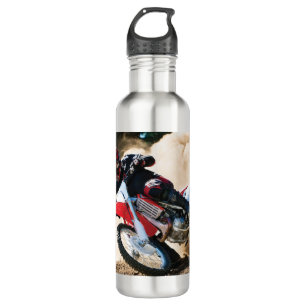 Motocross-Fahrer-Wurfkissen Edelstahlflasche