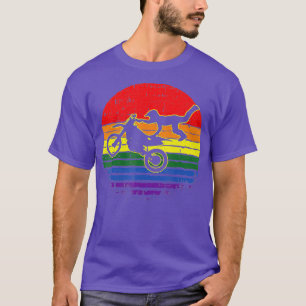 Motocross Gay Pride Motorrad Dirt Bike LGBTQ T-Shirt