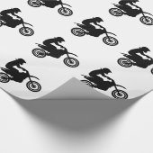 Motocross Geschenkpapier (Ecke)