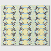 Motocross Geschenkpapier (Flach)