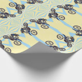 Motocross Geschenkpapier (Ecke)