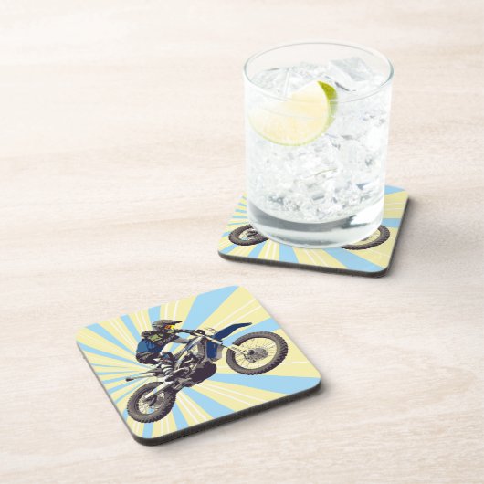 Motocross Getränkeuntersetzer (Rechte Seite)