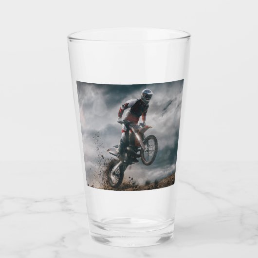 Motocross Glas (Vorderseite)