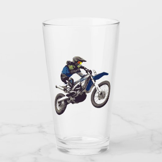 Motocross Glas (Vorderseite)