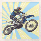 Motocross Glasuntersetzer (Vorderseite)