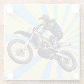 Motocross Glasuntersetzer (Rückseite)