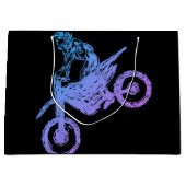 Motocross Große Geschenktüte (Vorderseite)
