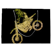 Motocross Große Geschenktüte (Rückseite)