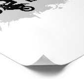 Motocross ist eine Lebensweise Poster (Ecke)