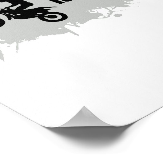 Motocross ist eine Lebensweise Poster (Ecke)