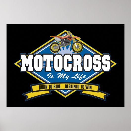 Motocross ist mein Leben Poster (Vorne)