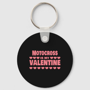 Motocross ist mein Valentinstag Valentinstag Lusti Schlüsselanhänger