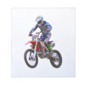 Motocross Jump Notizblock (Vorderseite)
