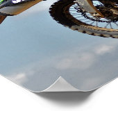 Motocross Jump Poster (Ecke)