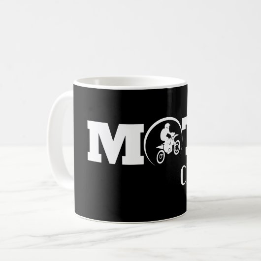 Motocross Kaffeetasse (Vorderseite Links)