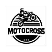 Motocross-Kautschuk-Briefmarke Gummistempel (Prägung)