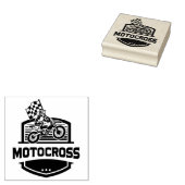 Motocross-Kautschuk-Briefmarke Gummistempel (Stempel)